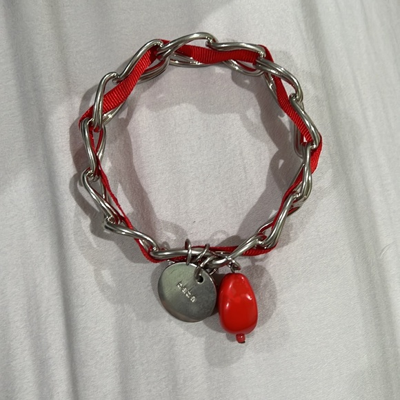Bebe chain link bangle bracelet - Picture 3 of 4